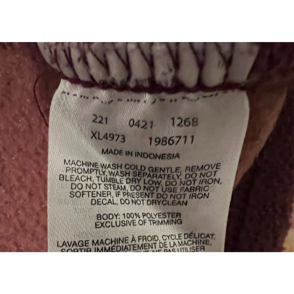 Columbia Womens Fleece Pullover Snape Neck Colorblock Rose Pink Size S Gorpcore - Picture 4 of 11